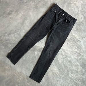 H&M Men Washed Black Denim (30x34, Slim Cut)